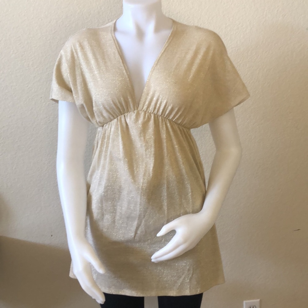 Velvet Torch Gold Shimmery Top